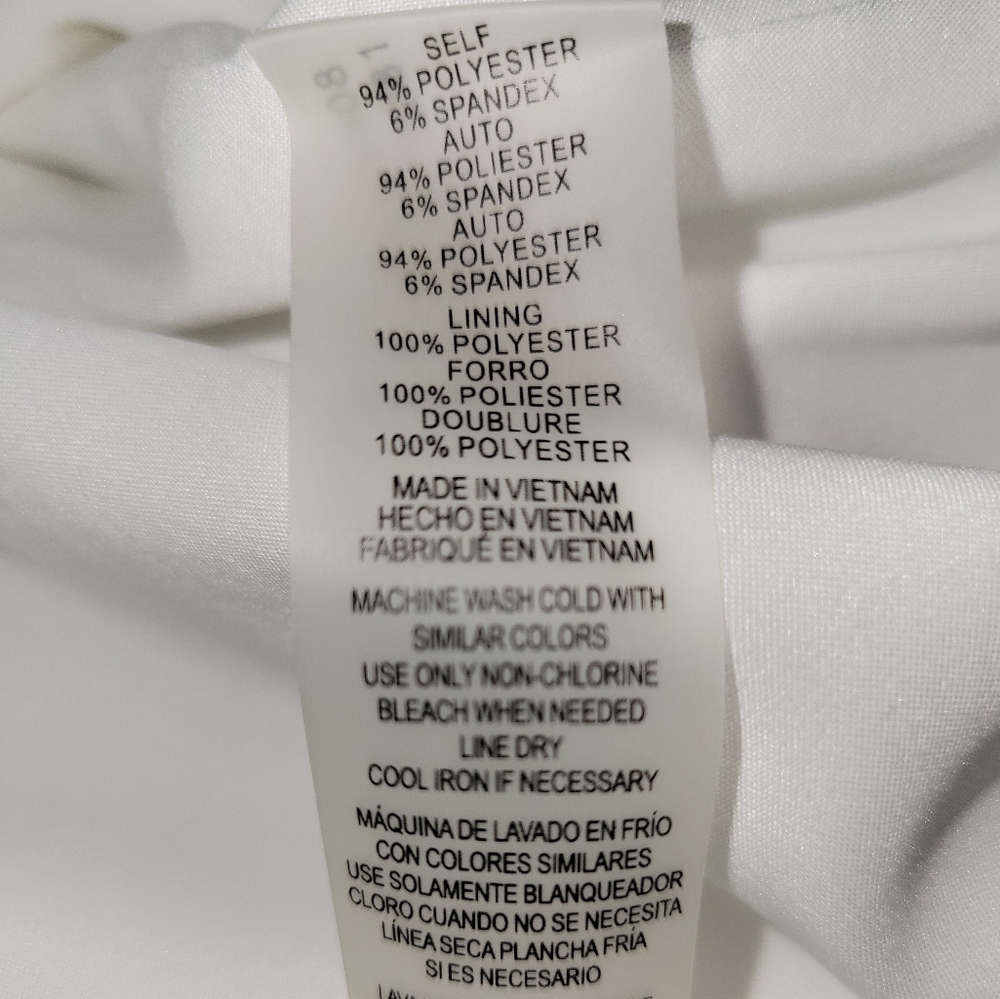 Vince Camuto White Sleeveless Dress - Picture 8 of 14